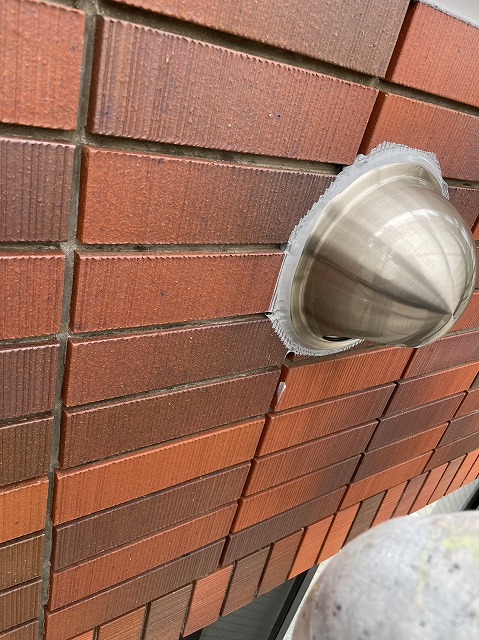 熊本市中央区換気扇フードコーキング処理完了