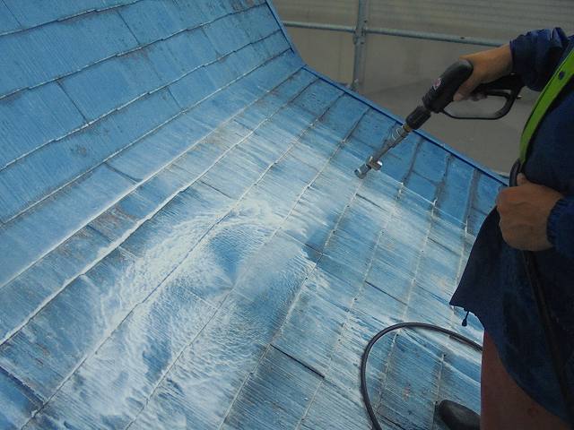 屋根バイオ洗浄