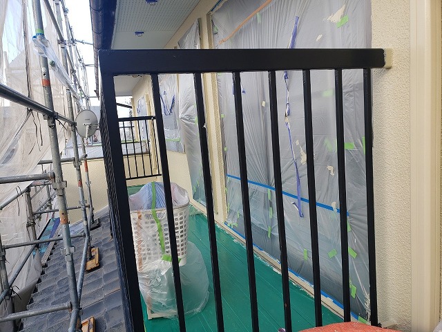 熊本市東区手すり塗装前