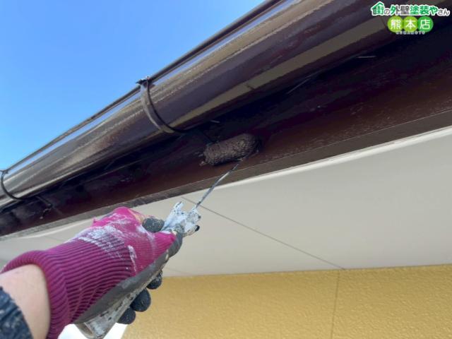 【熊本市南区】劣化した木製破風板を丁寧に塗装！細部まで美しく仕上げる付帯部塗装レポート