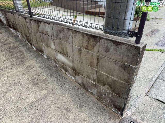 【菊陽町】車でぶつけてひび割れたブロック塀…危険？現場調査で安全性をチェックしました！