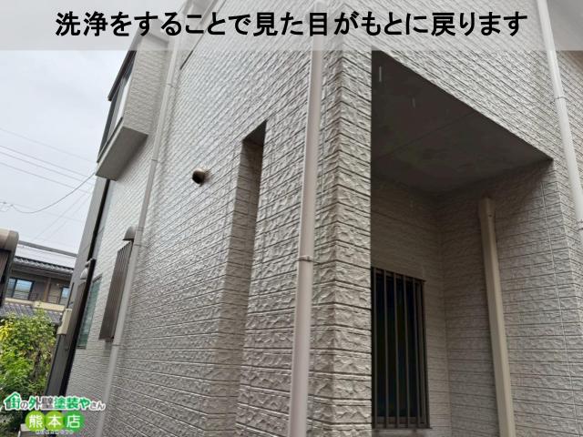 洗浄をすることで見た目がもとに戻ります