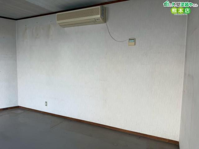 熊本市中央区エアコン撤去前
