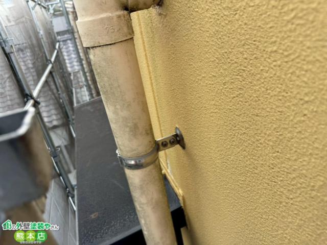 熊本市中央区雨樋塗装前