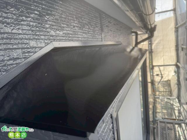 熊本市中央区出窓屋根塗装後