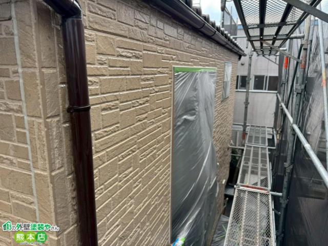 熊本市東区無機塗料外壁塗装前