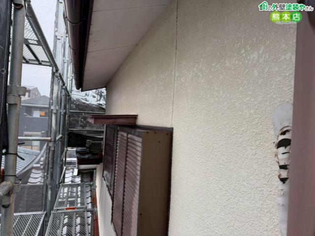 熊本市東区モルタル外壁塗装前