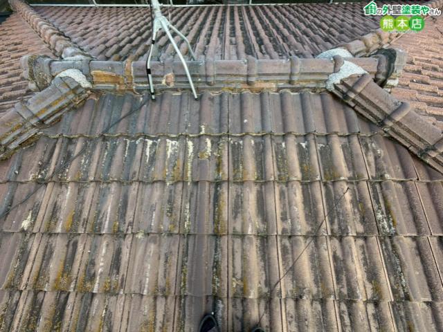 【熊本市東区】ひび割れたモニエル瓦屋根を無料点検！色褪せ・塗膜剥がれの劣化症状と塗装のポイント