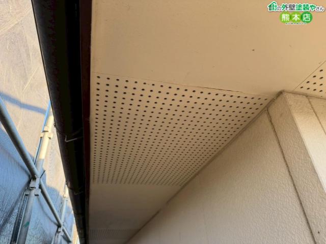 熊本市東区軒天井塗装前