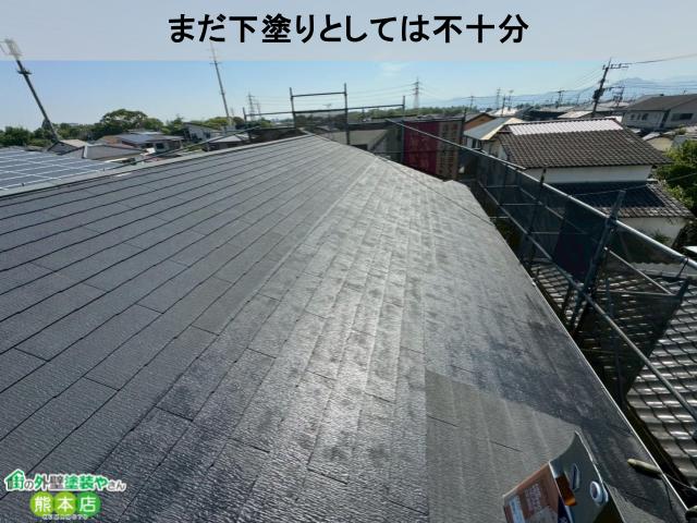 まだ下塗りとしては不十分