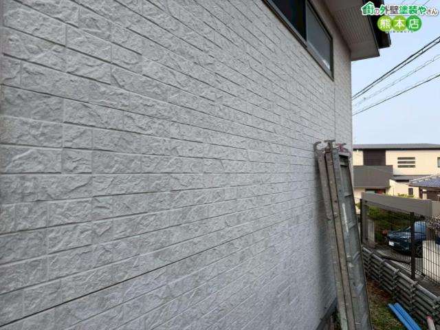 熊本市北区サイディング外壁塗装前