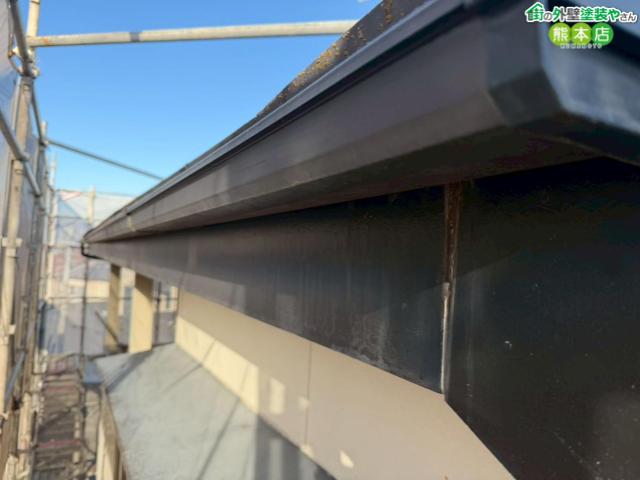 熊本市北区破風板塗装前