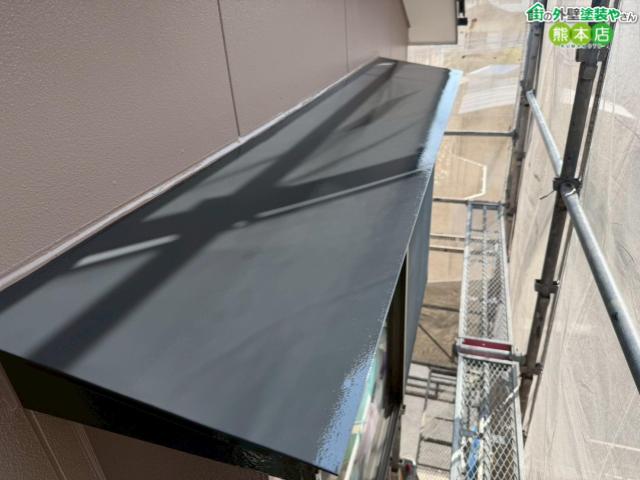 熊本市北区出窓屋根塗装後