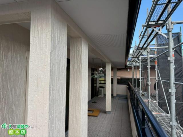 熊本市北区軒天井塗装後
