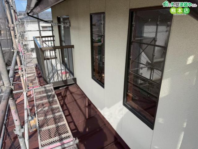 熊本市南区モルタル外壁塗装前
