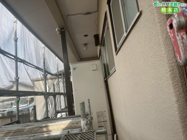 熊本市南区モルタル外壁塗装前