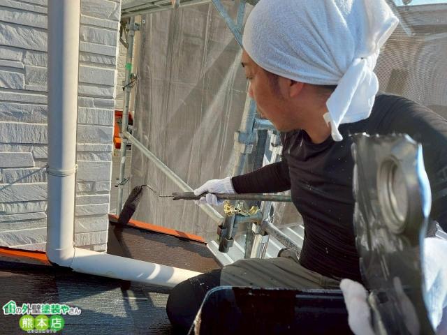 熊本市南区一斗缶を持っての塗装