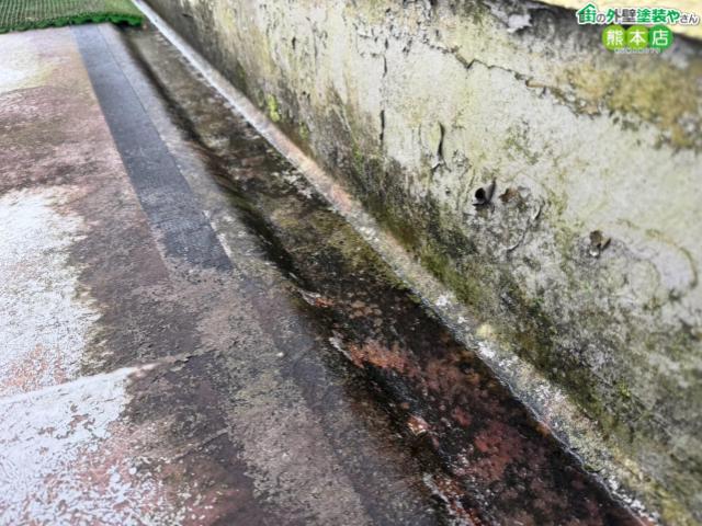 【熊本市南区城南町】ベランダの雨漏りでご相談｜原因を突き止めた現場調査レポート