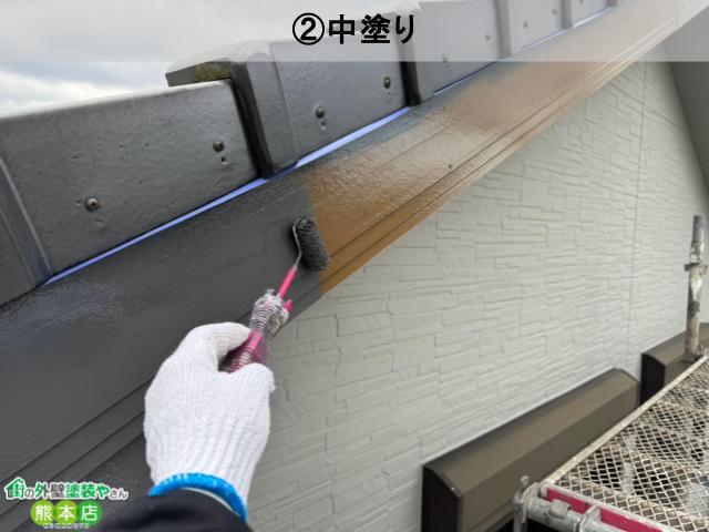 ファインパーフェクトトップで中塗り