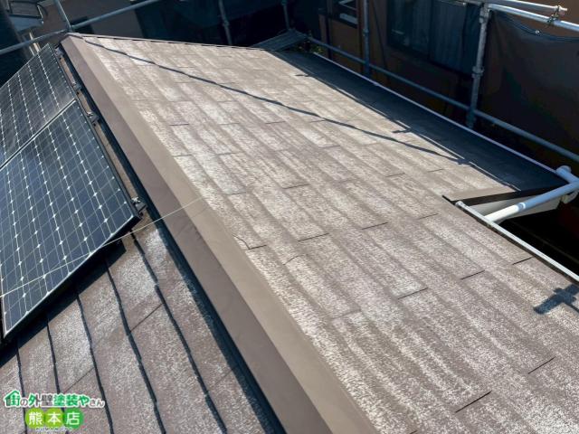 熊本市北区スレート屋根塗装前