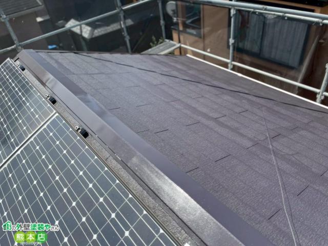 熊本市北区スレート屋根塗装後
