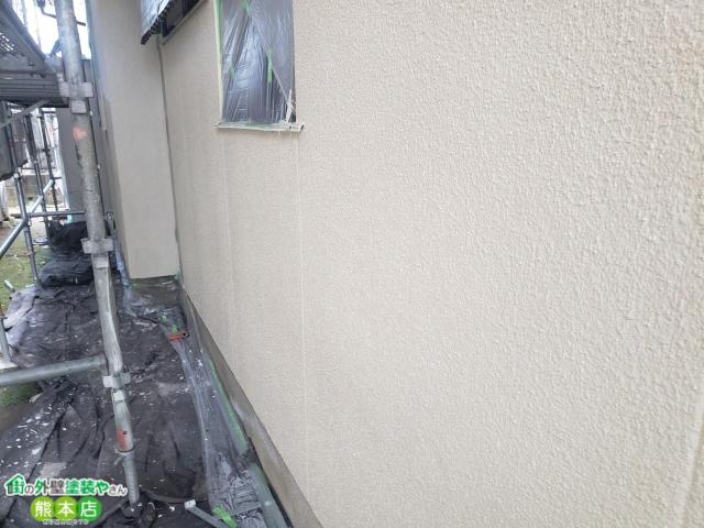 熊本市東区モルタル外壁塗装後