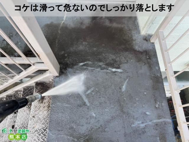 コケ滑る