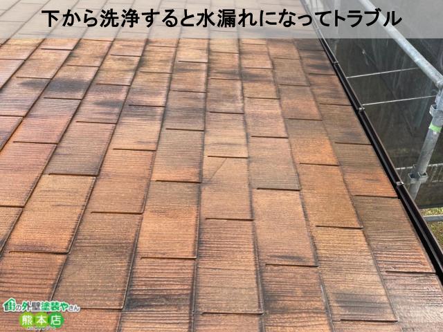 下から洗浄ダメ