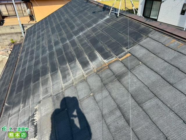 熊本市南区スレート屋根塗装前