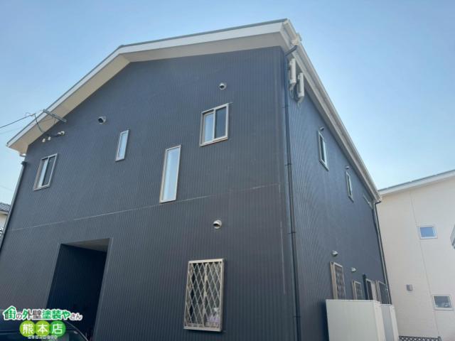 熊本市東区サイディング外壁塗装前