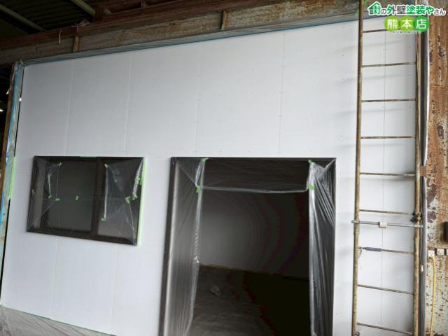 【玉名市】新築の小屋を真っ黒に塗りたい！内装塗装のご相談で現場調査に伺いました