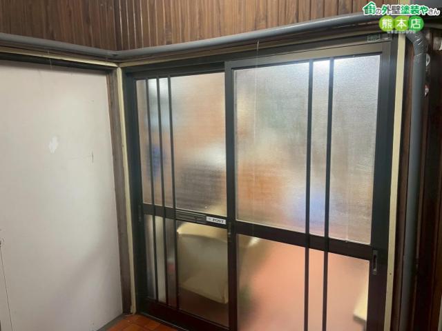 山都町水道管破裂補修前