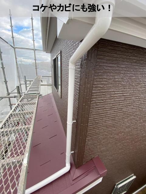 熊本市西区外壁塗装工事防藻・防カビ性