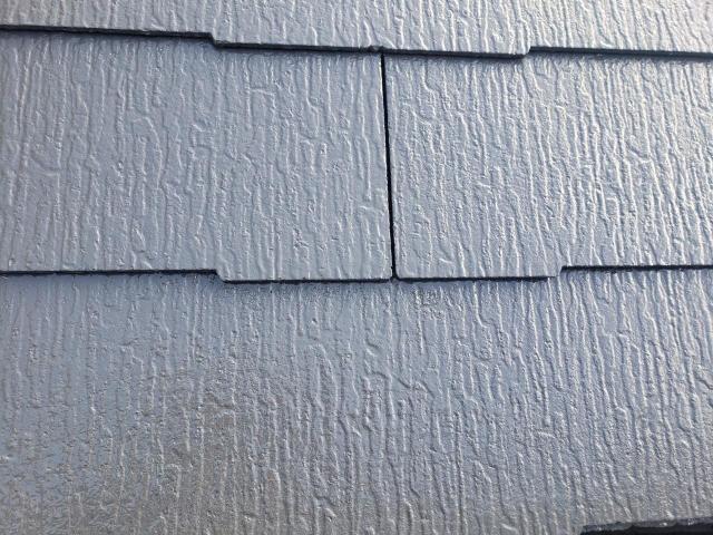 熊本市西区屋根中塗り表面アップ写真