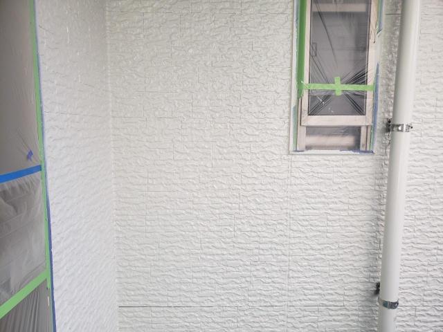 熊本市西区島崎サイディング外壁上塗り後