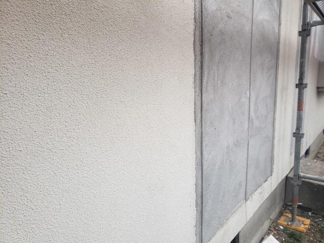 熊本市北区外壁中塗り開始
