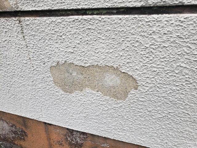 熊本市北区中古物件塀塗膜削れた後