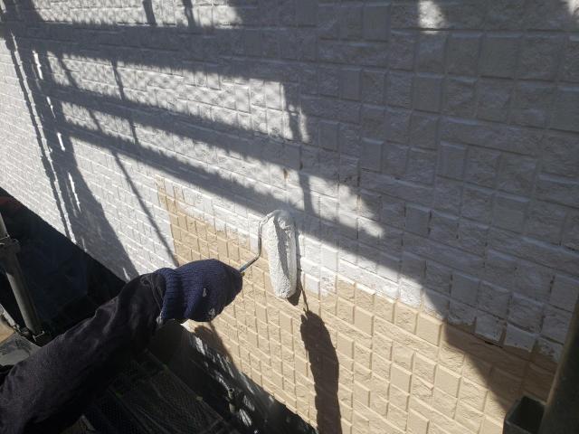 菊池郡大津町サイディング外壁下塗りパーフェクトサーフ使用