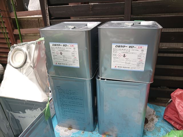 北区東十条にて排水不良から下地が腐食したベランダをウレタン塗膜防水で復旧