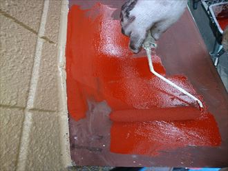 江戸川区東小岩で出窓天馬と霧除け塗装工事を行いました