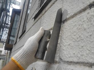 江戸川区東小岩で超高耐候スーパーセランフレックスで外壁塗装、下地調整を行いました