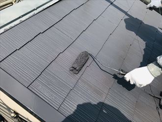 江戸川区南小岩で遮熱塗料サーモアイを使った屋根塗装工事が終了しました