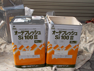 江東区｜オーデフレッシュSi100Ⅲを使った外壁塗装