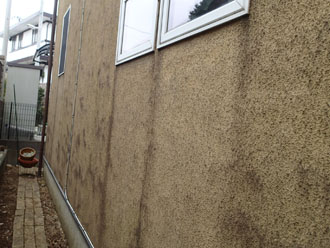 板橋区でモノプラル外壁のお家の方からシャビー塗装のご相談