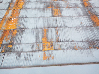 狛江市中和泉にて屋根メンテナンスの調査、築18年になり塗膜が劣化した化粧スレートにファインパーフェクトベストによる塗装工事をご提案