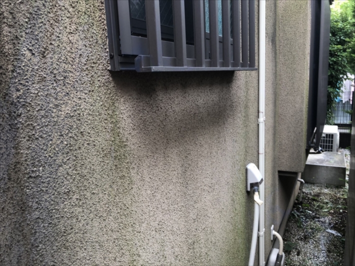 杉並区善福寺でモルタル外壁の劣化を確認いたしました