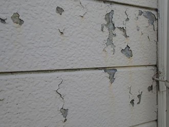 築１０年のお家の外壁劣化を点検｜北区