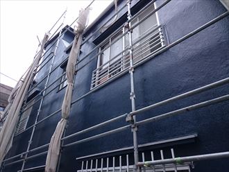 文京区の屋根外壁塗装工事も終盤、仕様チェックへ