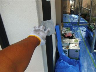 中央区の外壁塗装｜付帯部にも多くの手間が掛かっています