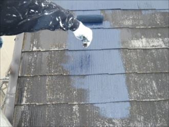 大田区｜棟板金交換工事のタイミングに屋根塗装も実施！